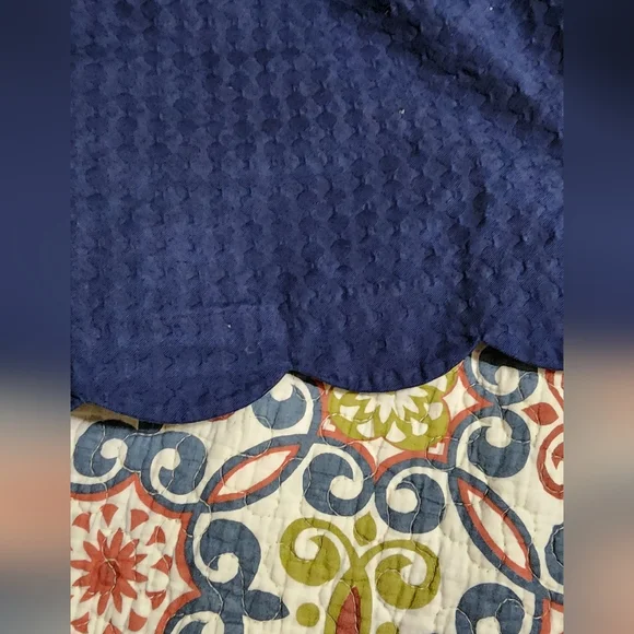 crown & ivy Navy Blue Women Shorts - Picture 5 of 5